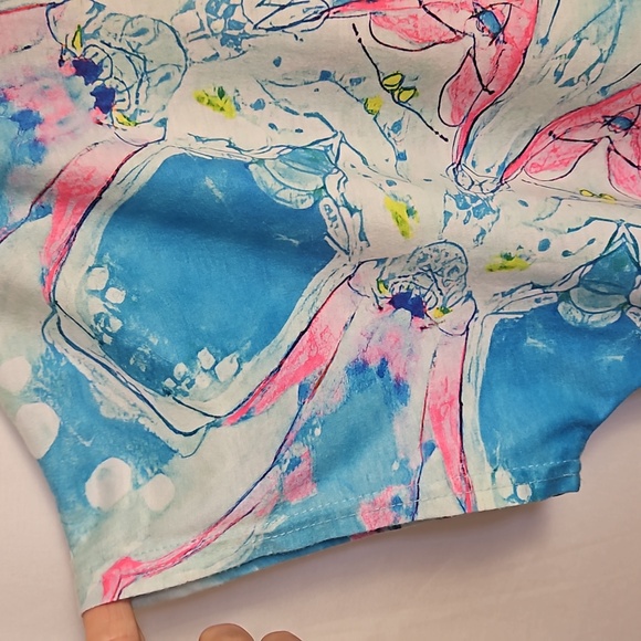 Womens 3X Multicolor Geometric Chicyea Pull-over Shirt T1 - Picture 4 of 4